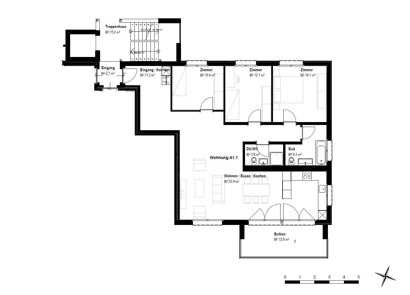 4 ½ rooms apartment, Foto 10 von 10