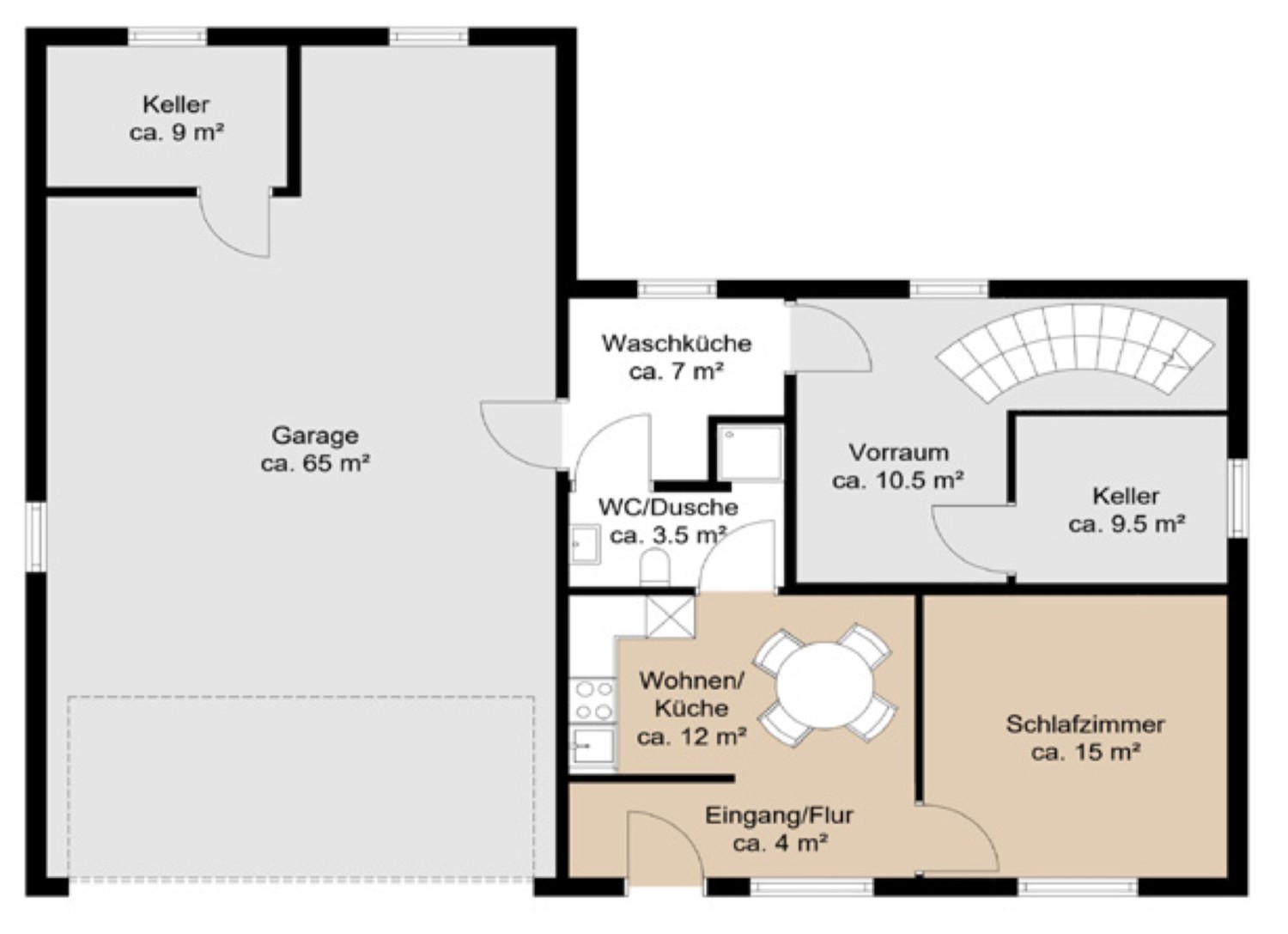 1 ½ rooms apartment, photo 5 of 6