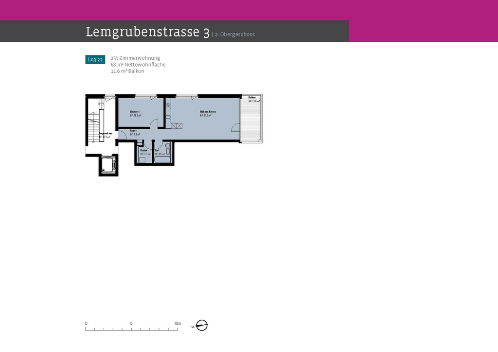 2 ½ rooms apartment, Foto 9 von 9