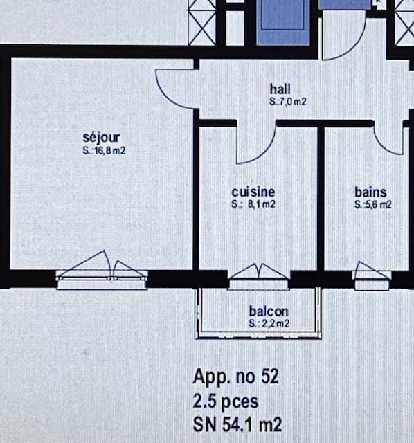 1 ½ Zimmer Wohnung, Foto 3 von 4