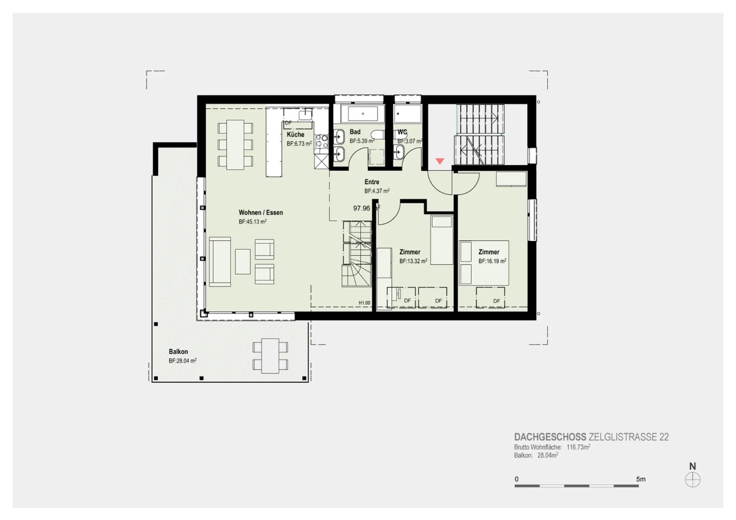 4 ½ rooms apartment