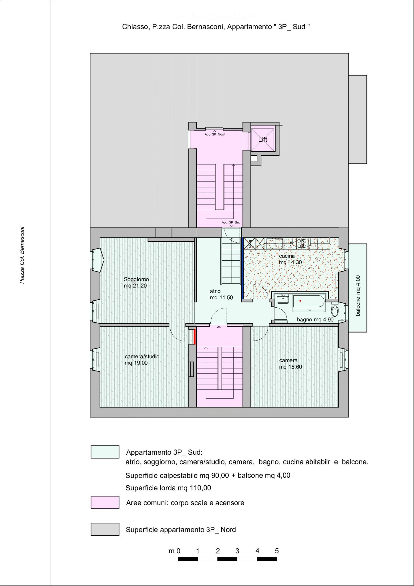 3 ½ rooms apartment