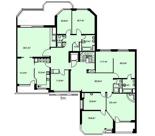 8 rooms apartment