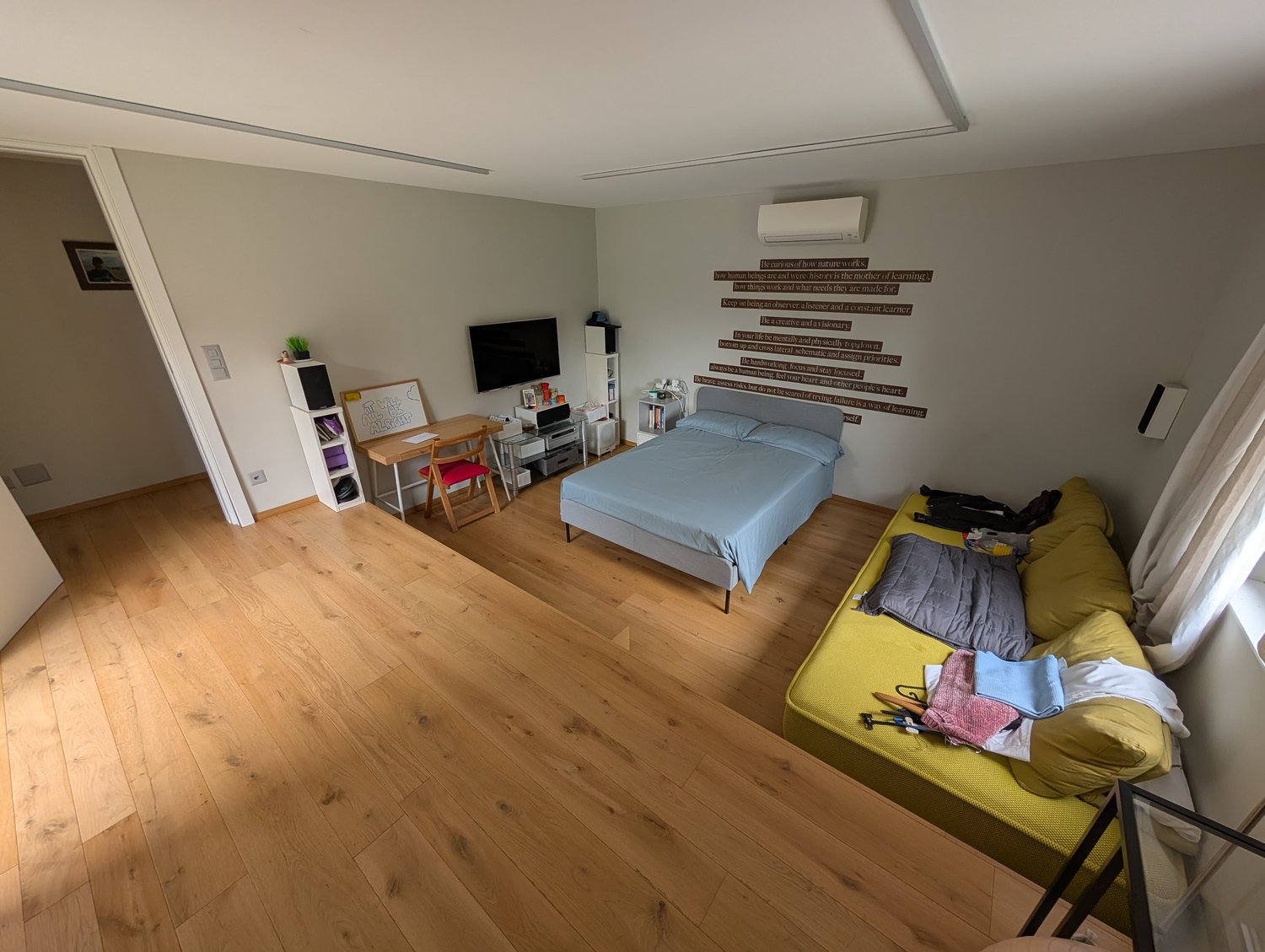 1 pièce chambre individuelle