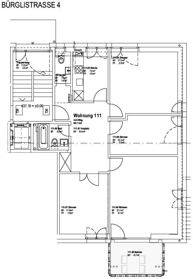 4 rooms apartment, Foto 10 von 10