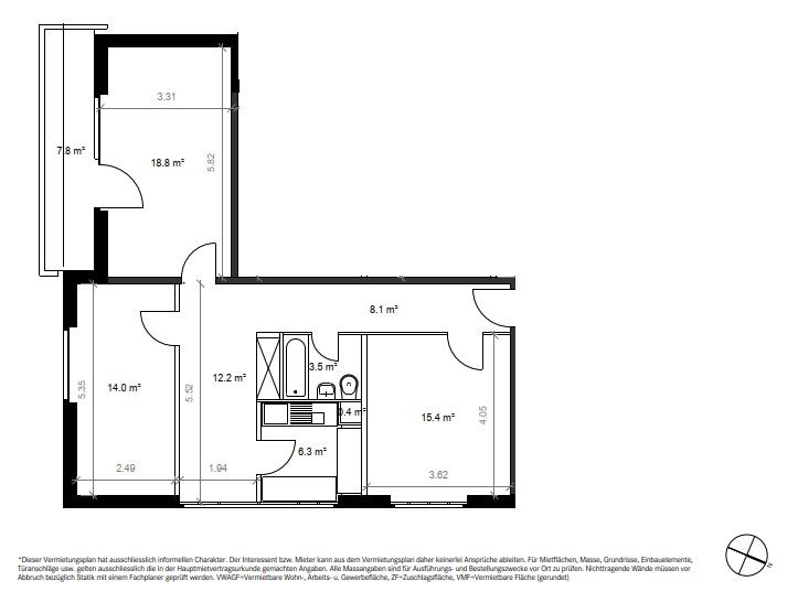 3 ½ rooms apartment, Foto 9 von 9