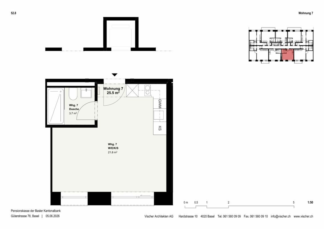 1 ½ rooms apartment, Foto 6 von 7