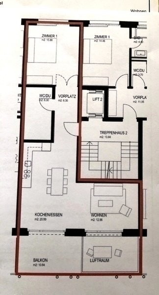 appartamento arredato di 2 ½ locali
