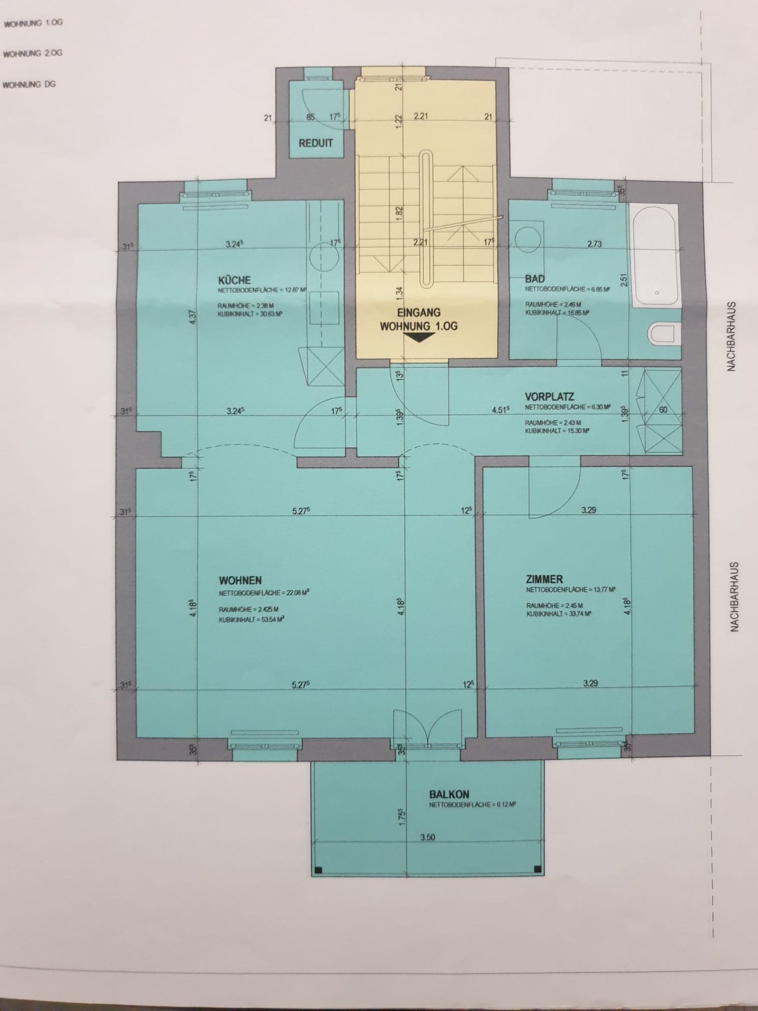 2 ½ rooms apartment