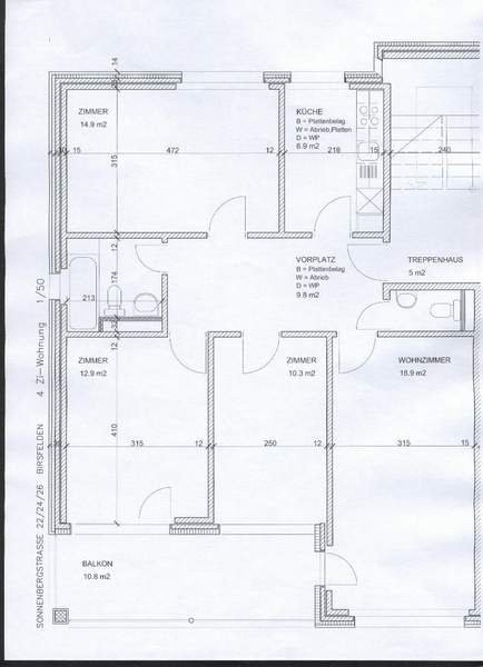 4 rooms apartment, foto 8 di 8