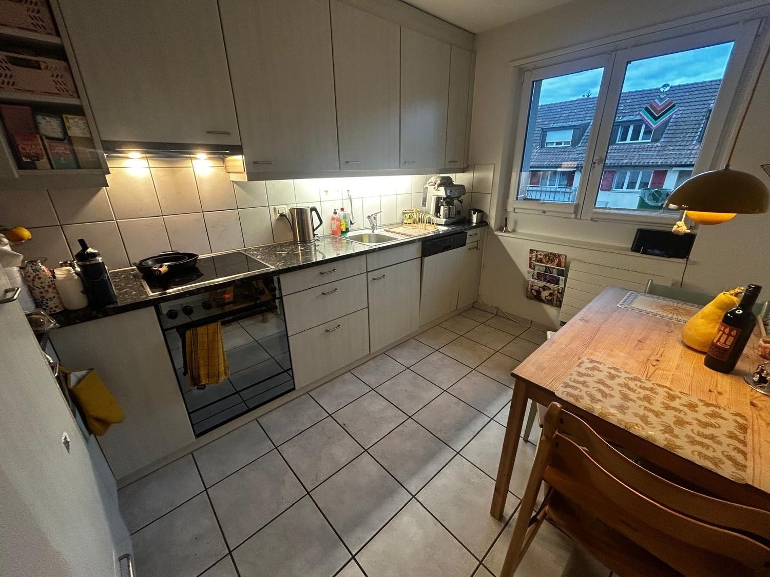 4 rooms furnished flat