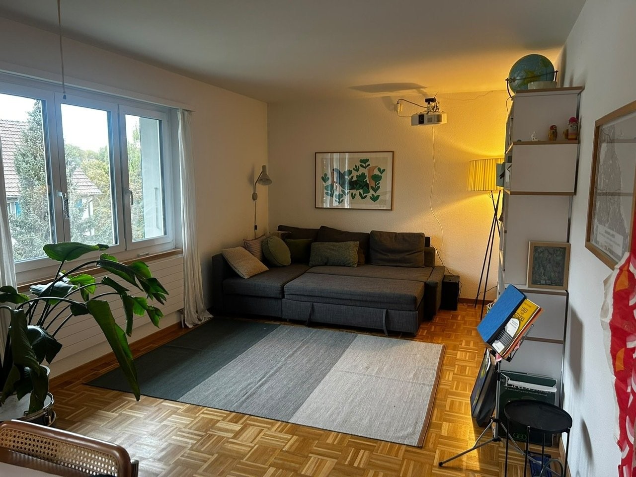 4 rooms furnished flat