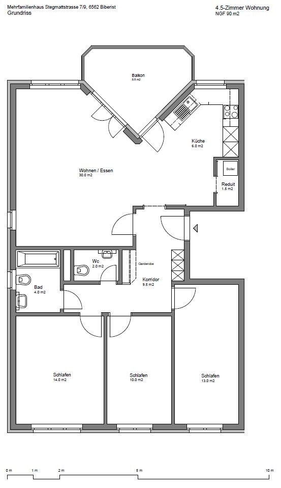 2 ½ rooms apartment