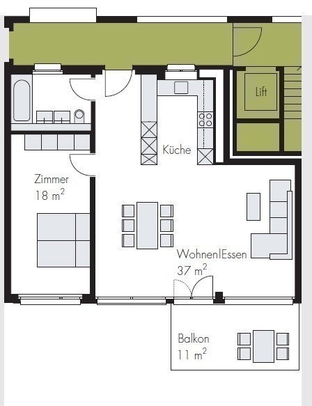 2 ½ rooms apartment, photo 10 sur 10