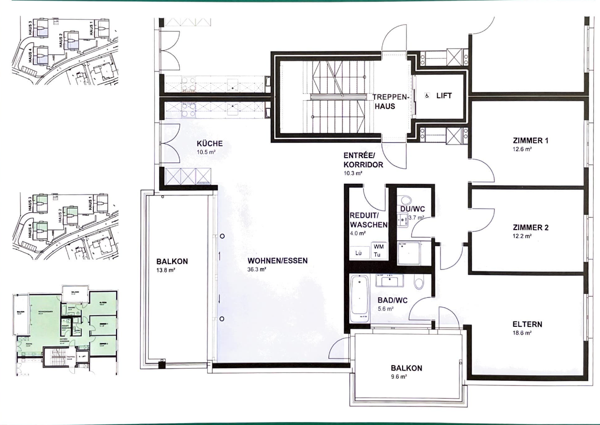 4 ½ rooms apartment