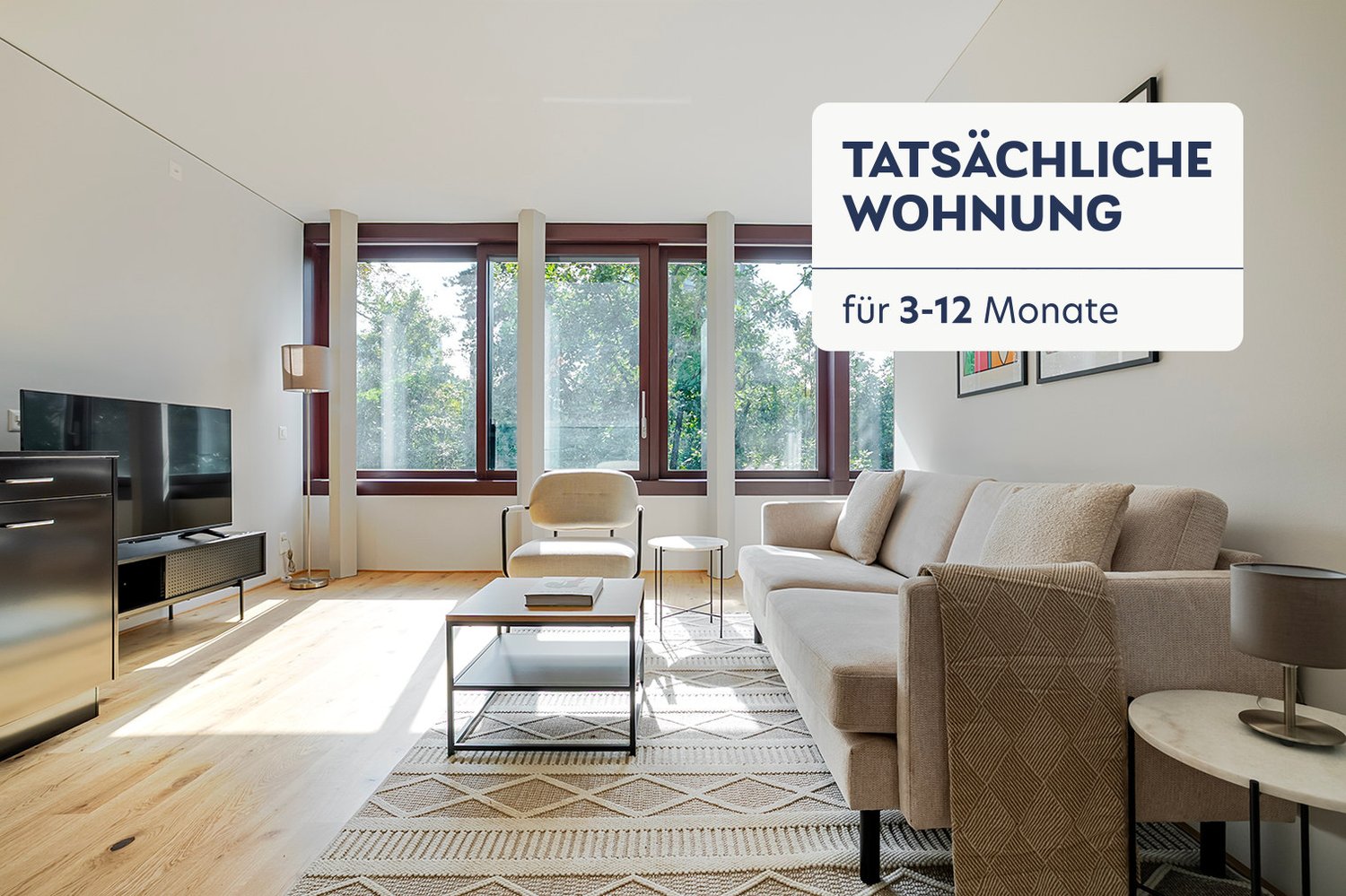 2 ½ pièces appartement meublé