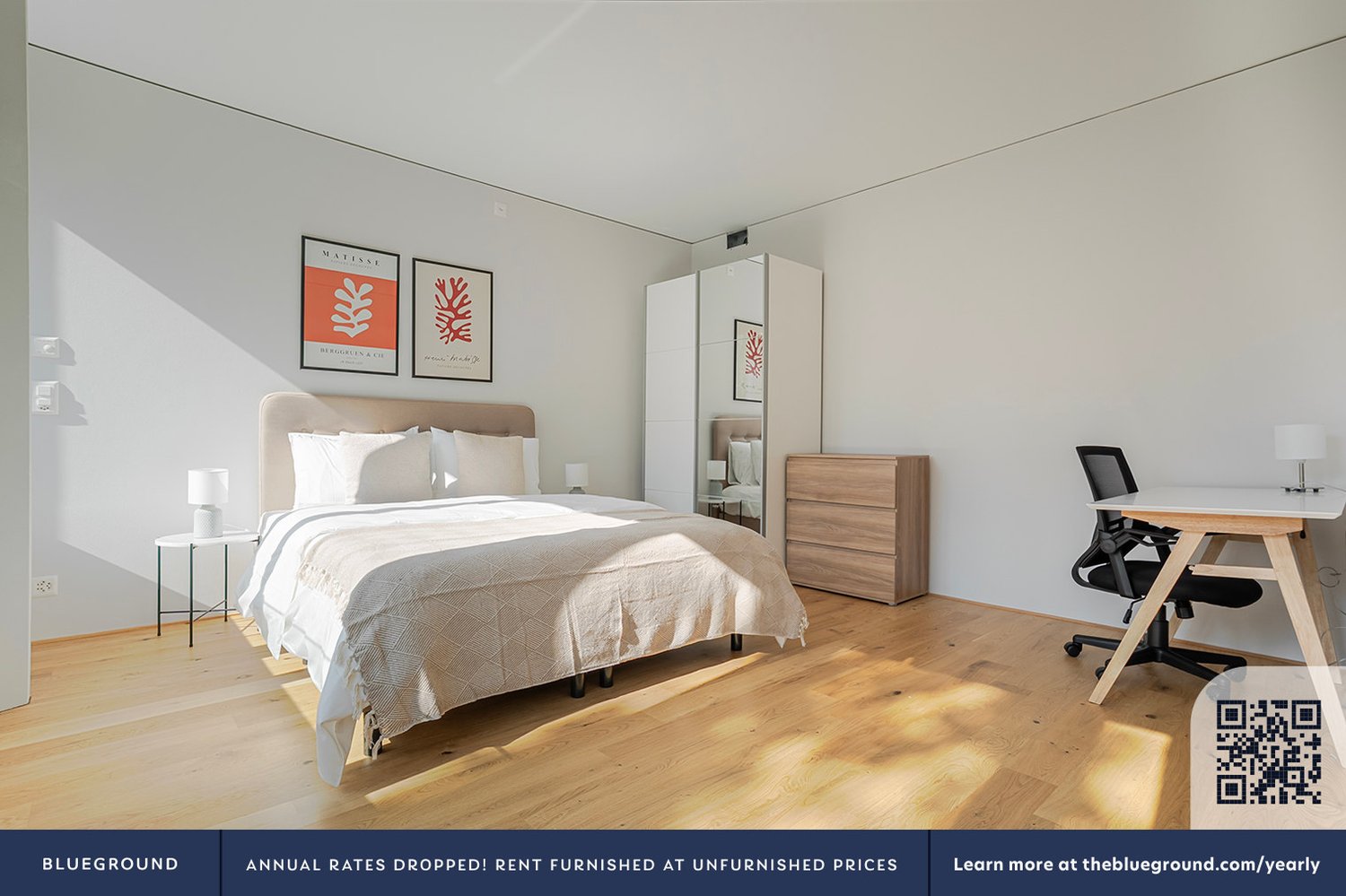 2 ½ pièces appartement meublé