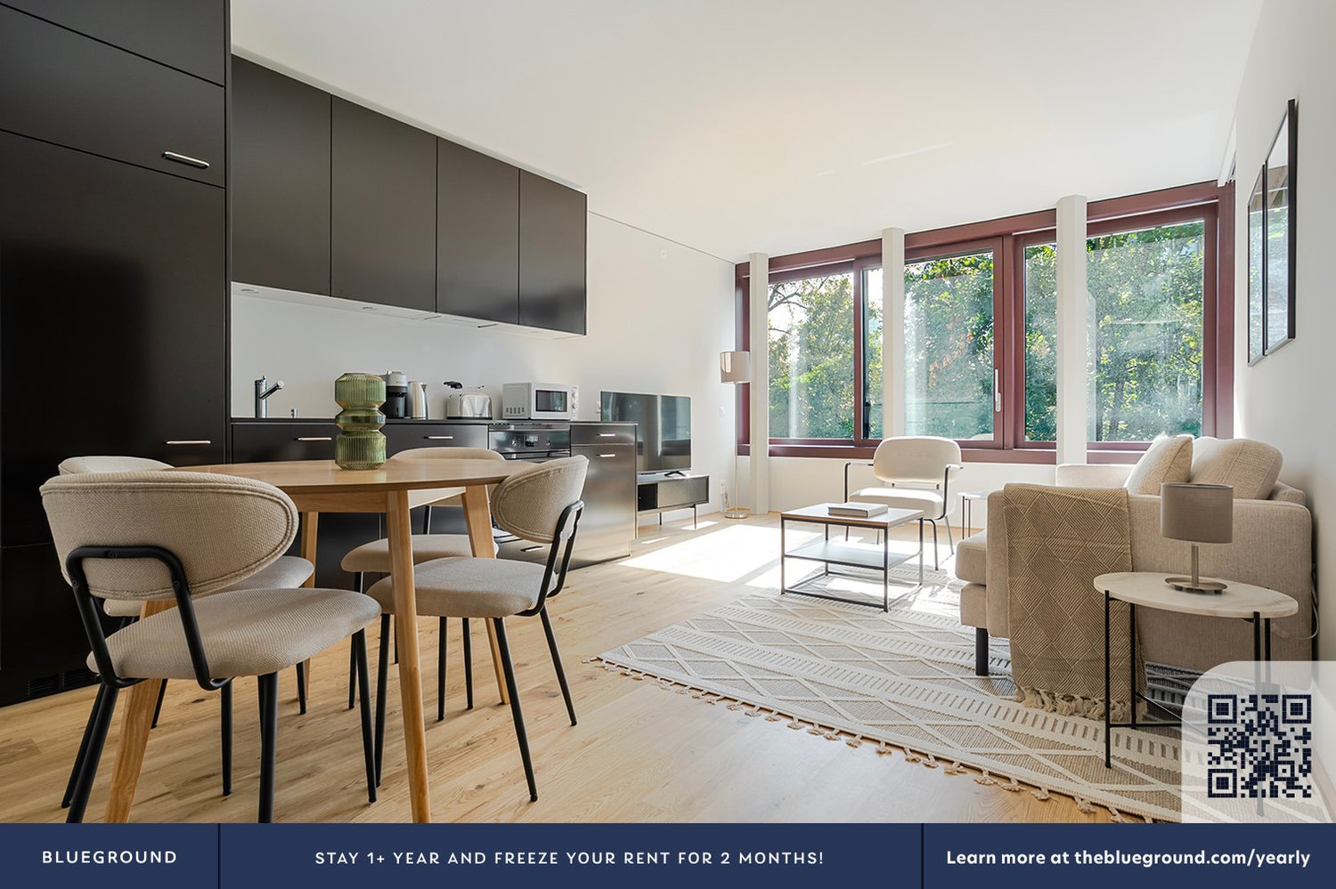 2 ½ pièces appartement meublé