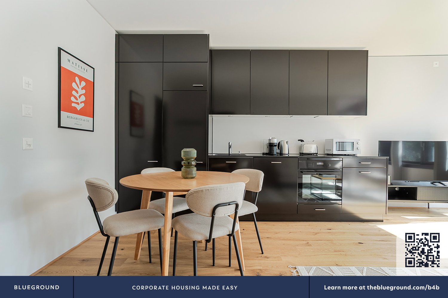 2 ½ pièces appartement meublé
