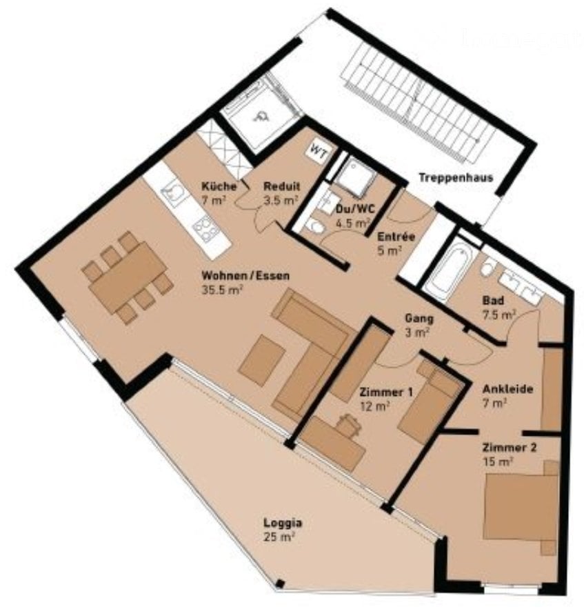 3 ½ rooms apartment, Foto 2 von 5