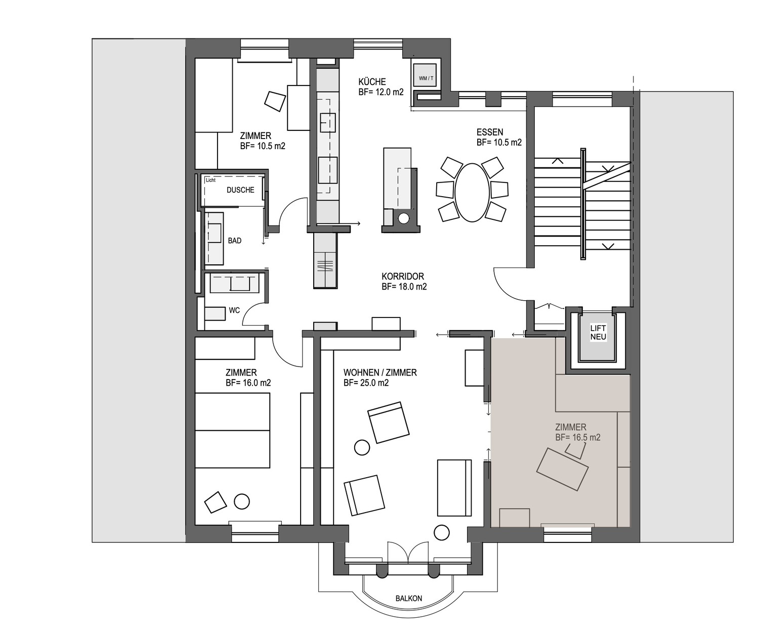Room in a shared flat