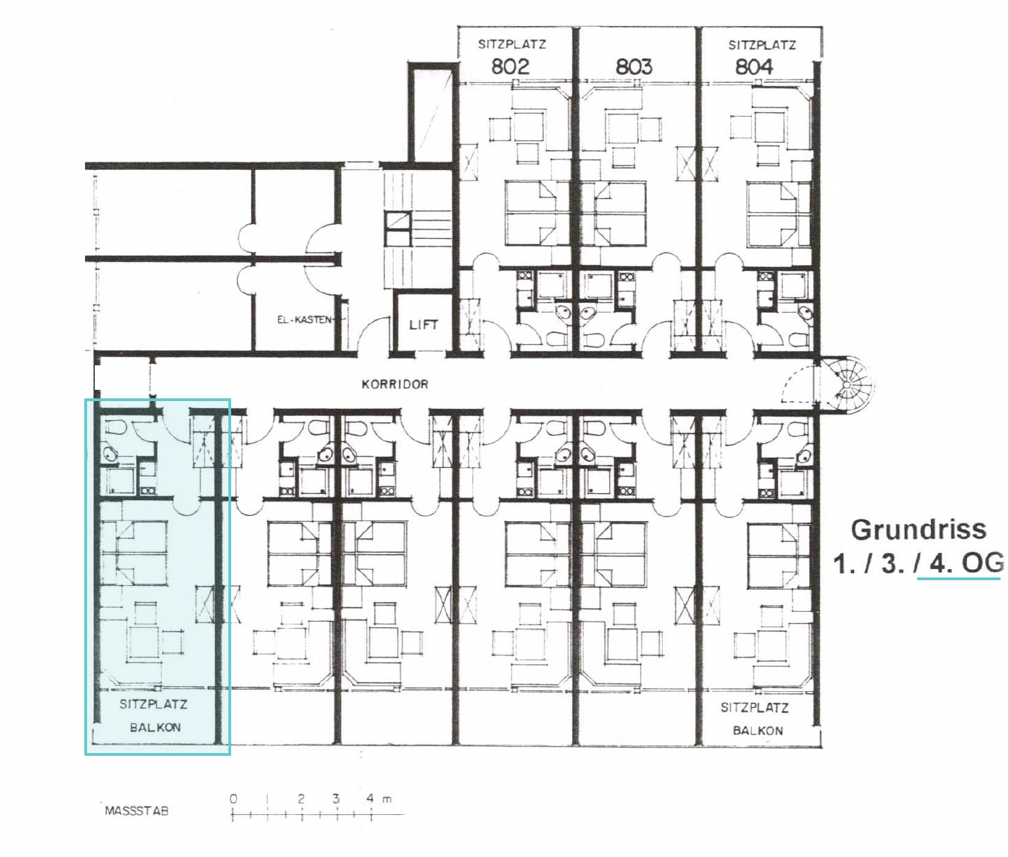 1 room apartment
