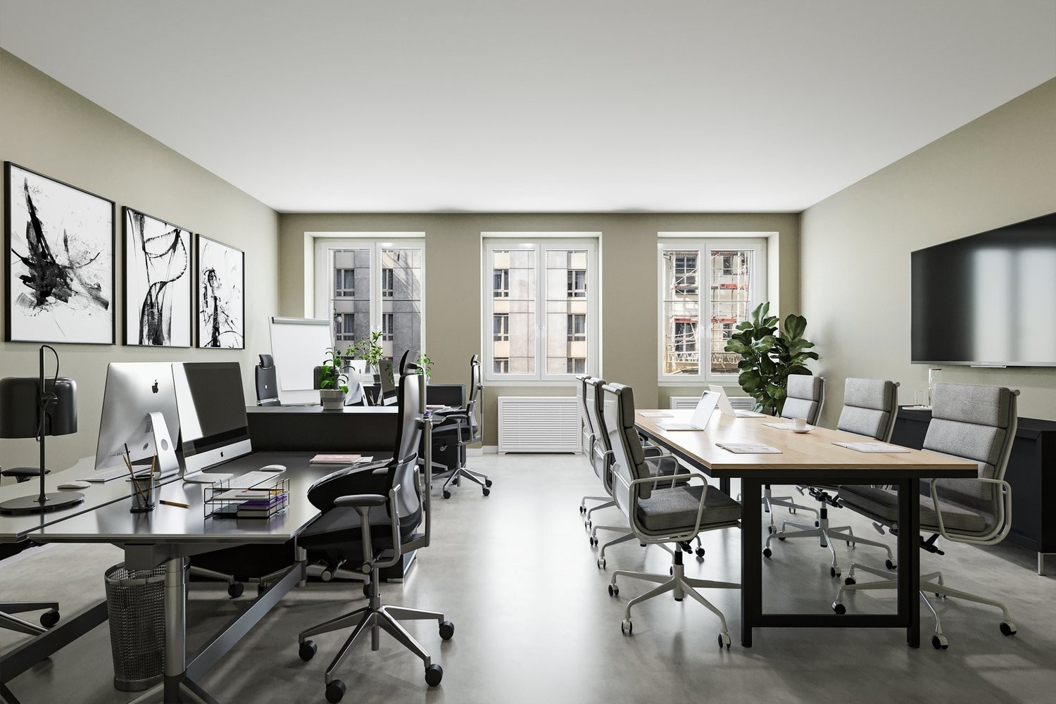 81m² bureau