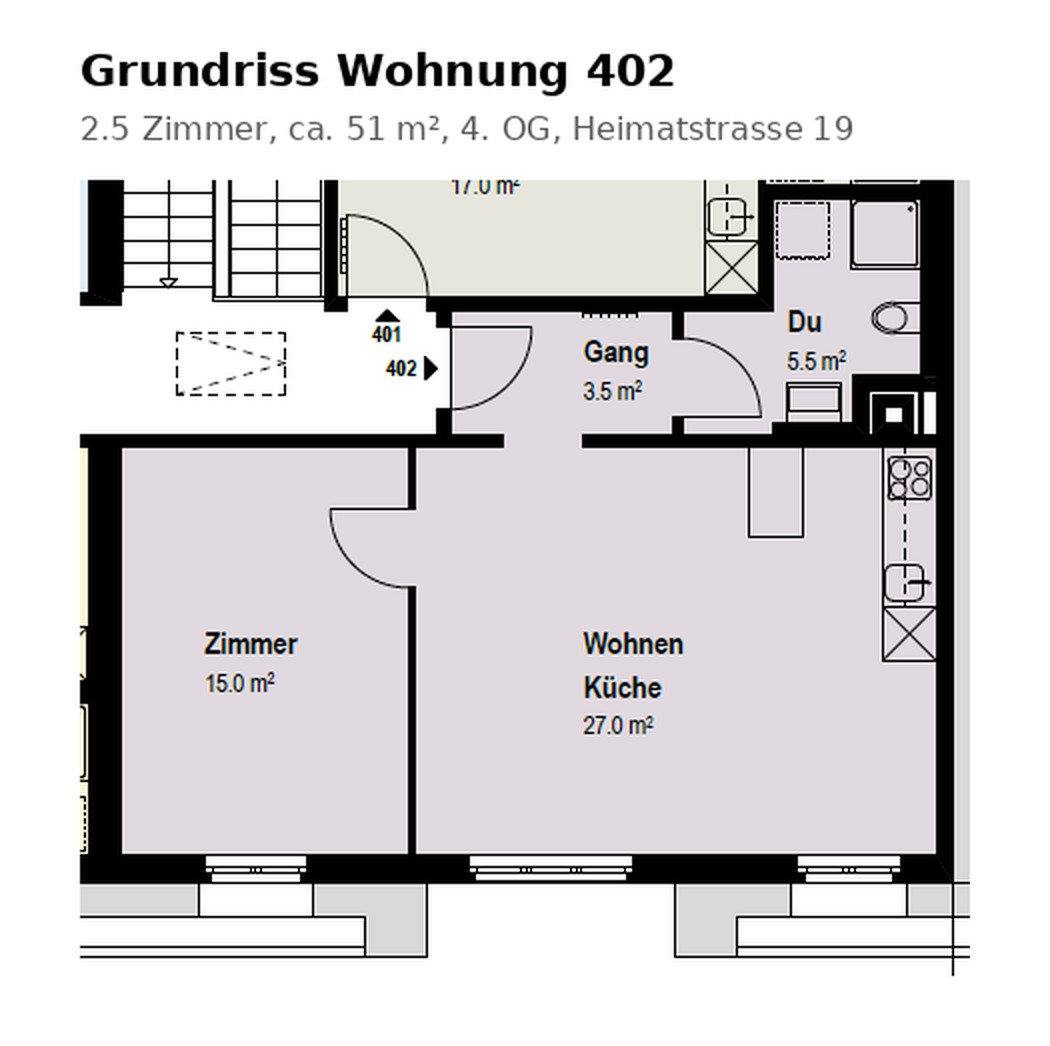 2 ½ rooms apartment, Foto 8 von 9