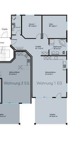 3 ½ pièces appartement