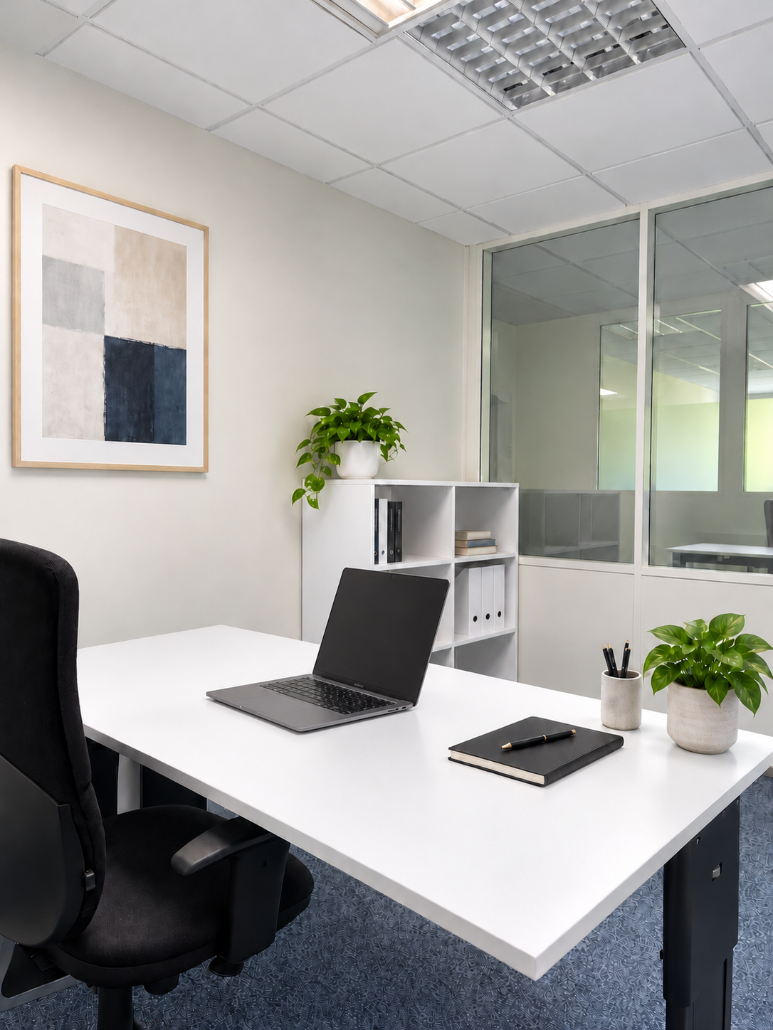Helles Einzelbüro in Baar/Sihlbrugg mit Meetingraum & Küche