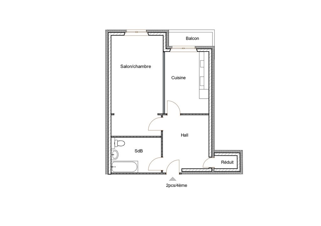 2-Zimmer-Wohnung