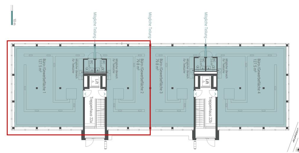 130m² commerciale