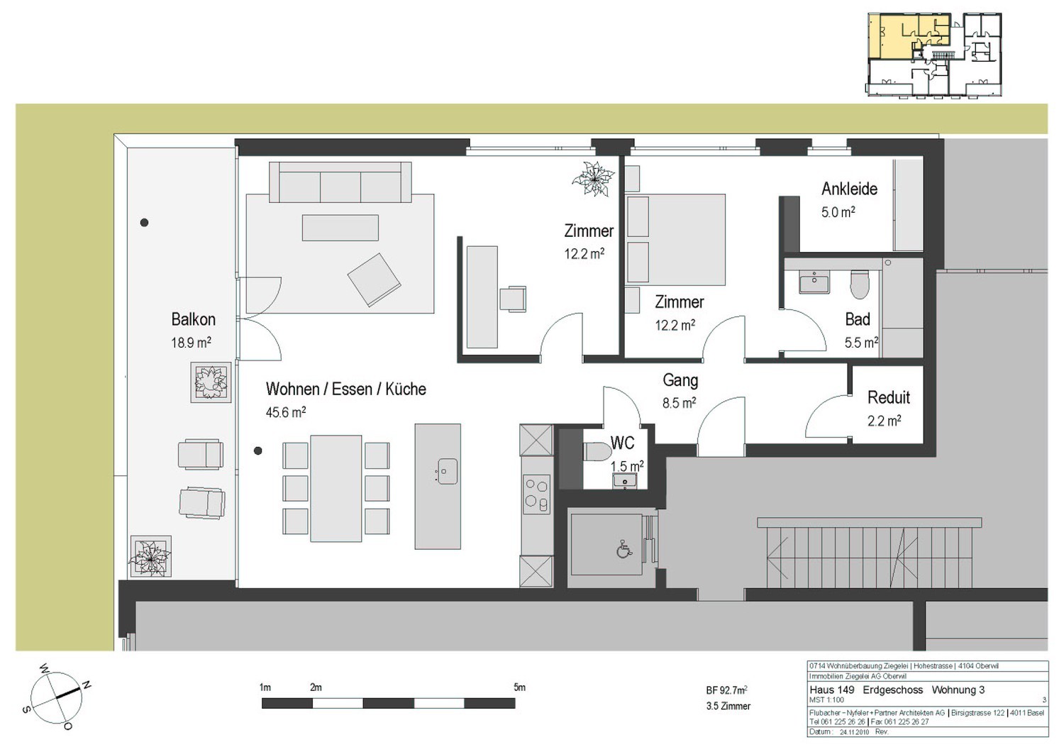 3 rooms apartment, Foto 5 von 7