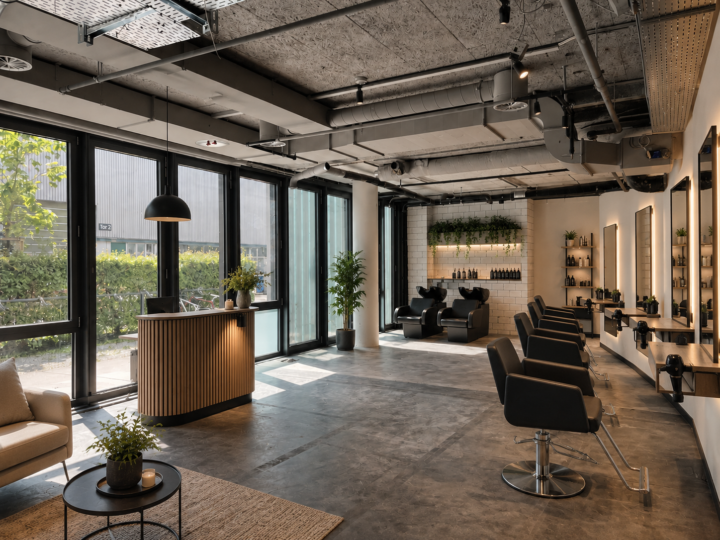 120m² shop