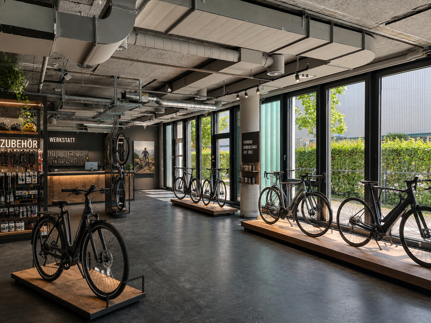 120m² shop