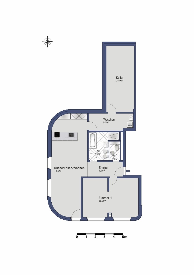 2 ½ rooms apartment, Foto 8 von 8