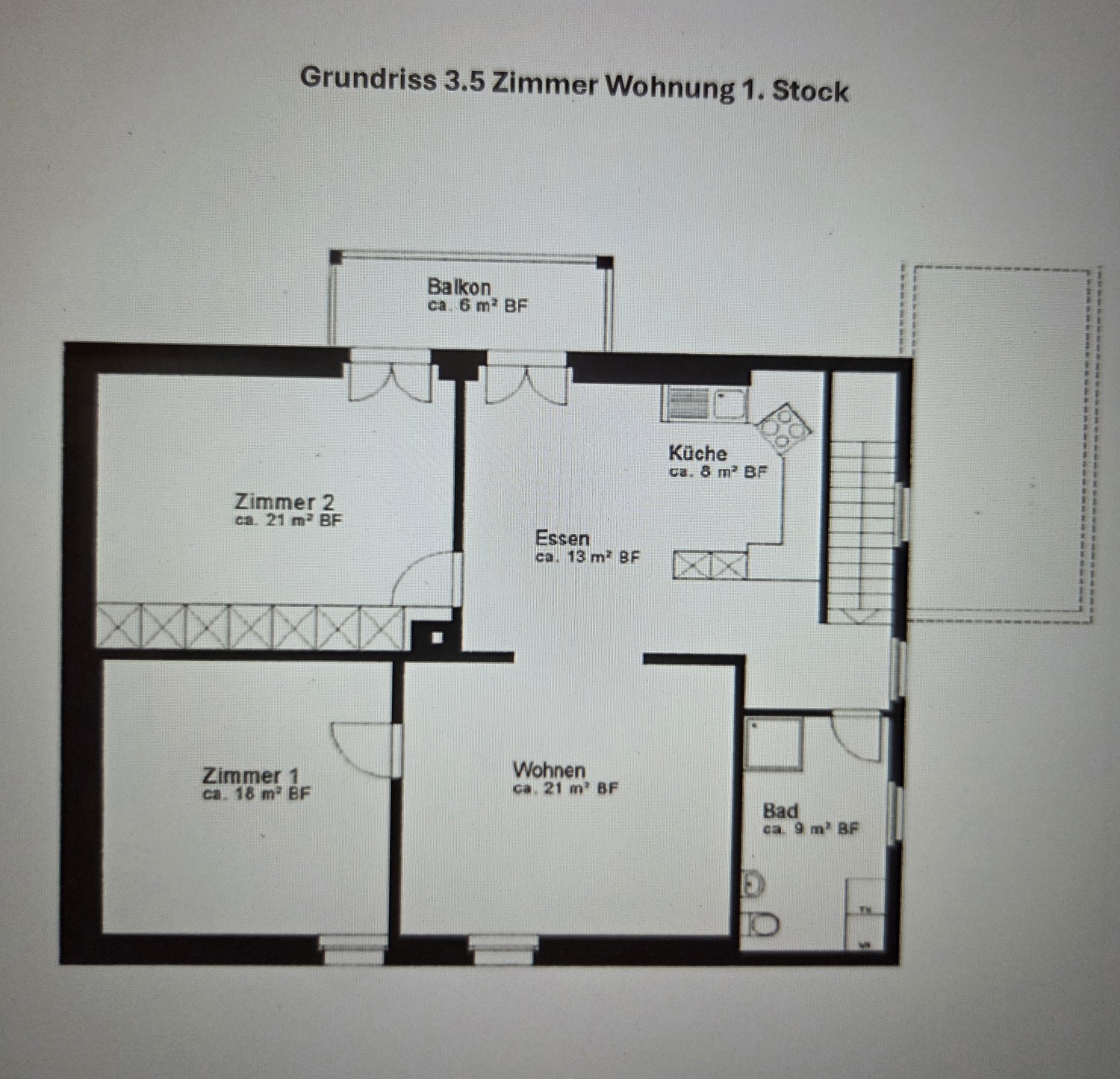 Appartement de 3 ½ pièces, photo 10 sur 10