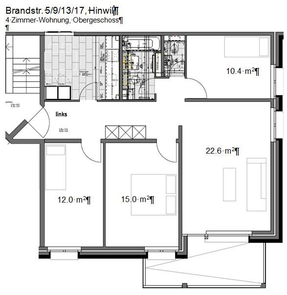 Appartement de 4 pièces