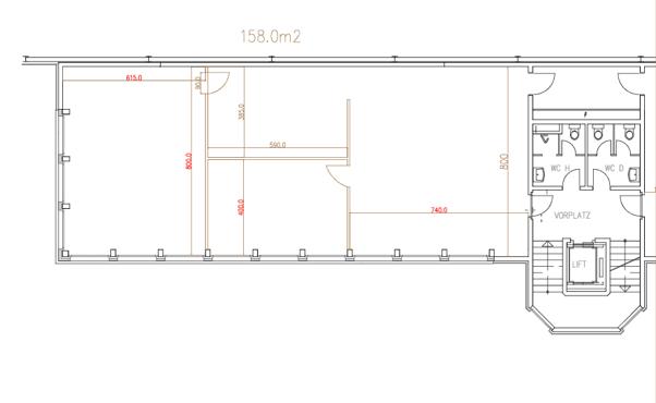 150m² office