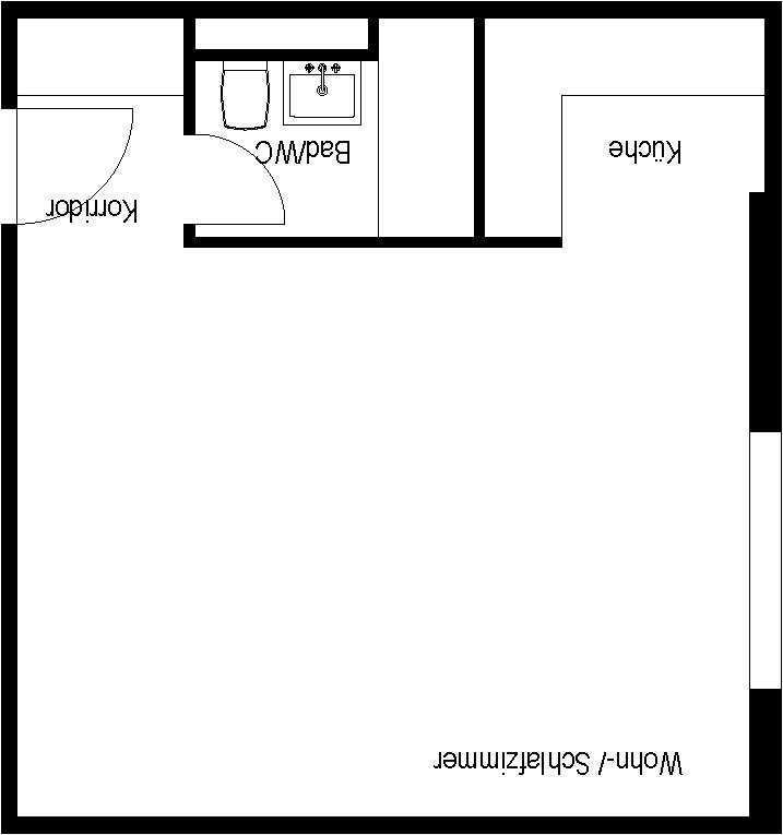 1 room apartment, Foto 6 von 6