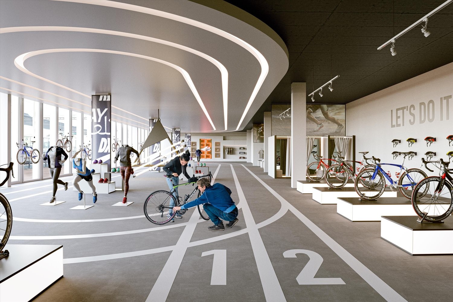 1400m² commercial