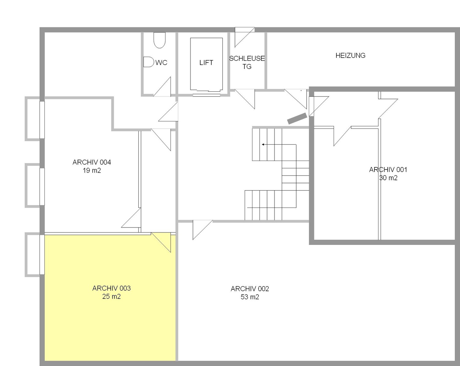 25m² commercial