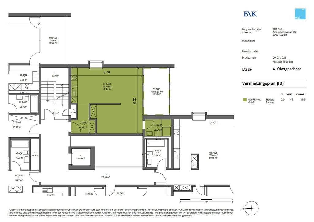 3 rooms apartment