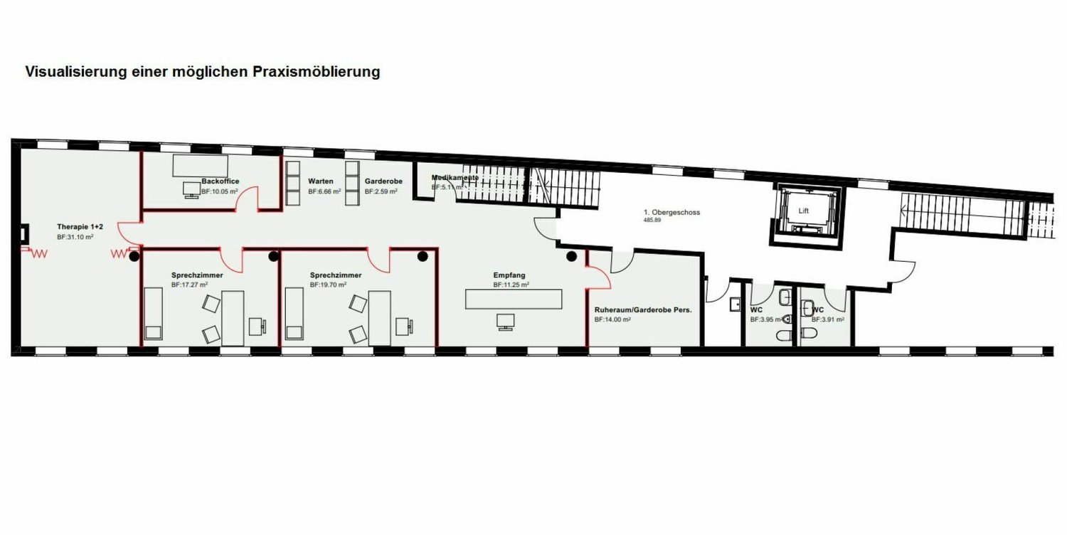 145m² studio