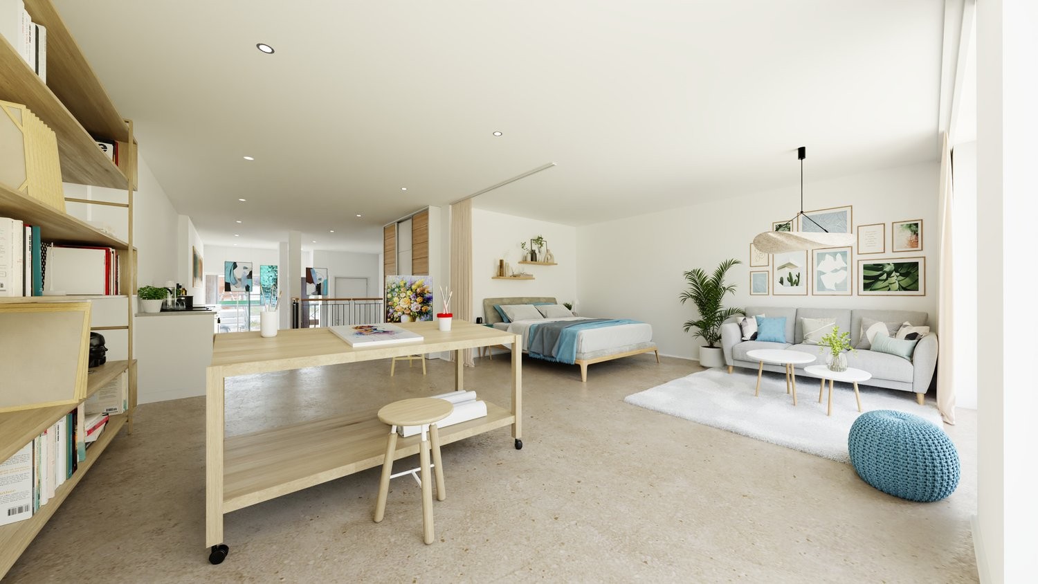 1 ½ rooms apartment