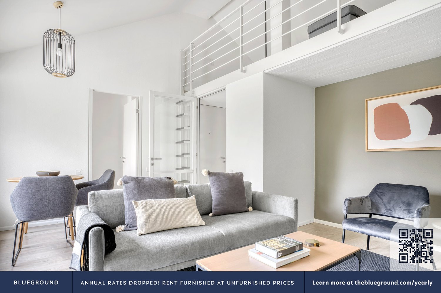 2 ½ rooms furnished flat