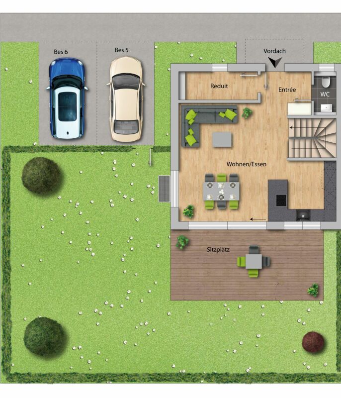 6 ½ rooms single house