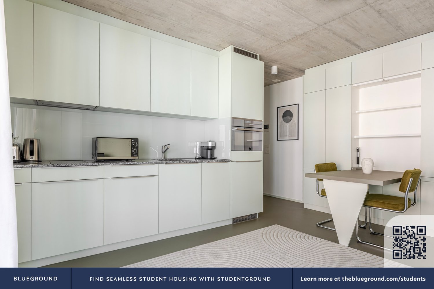 3 ½ rooms furnished flat