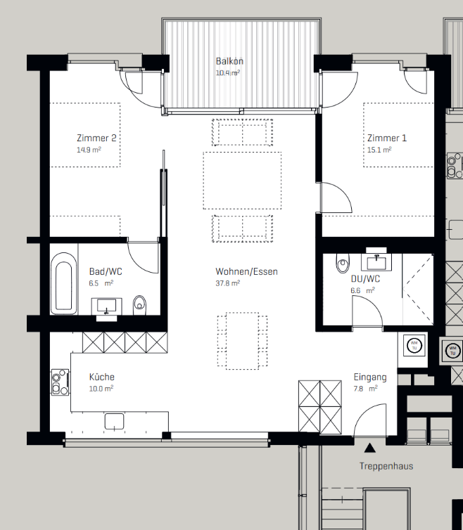 3 ½ Zimmer-Wohnung