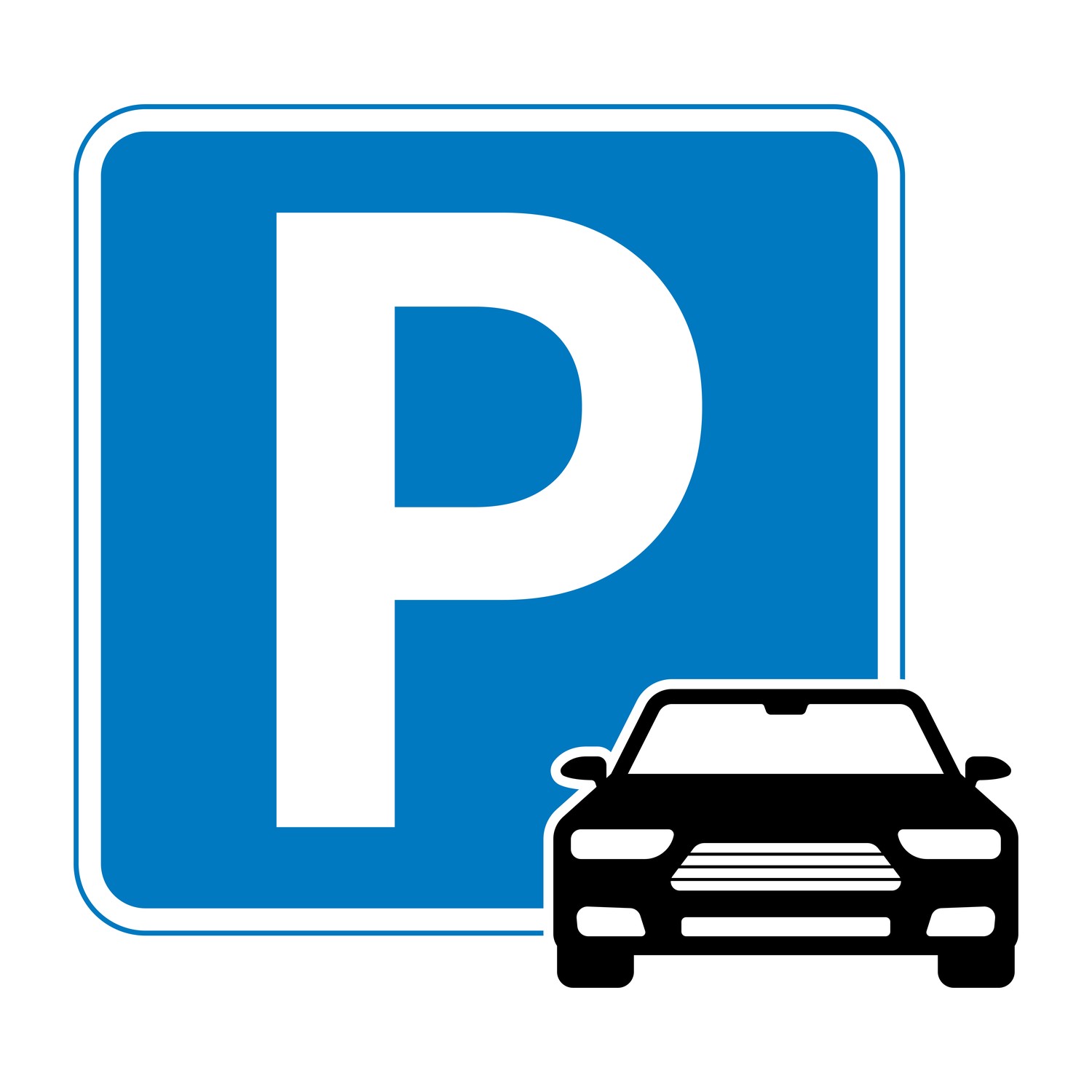 Eingeschlagener Platz